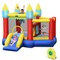 Inflatable Bounce House Slide Jumping Castle W/ Tunnels Ball Pit And 480W Blower
